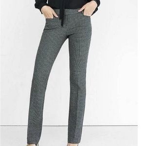 Express Columnist Barely Boot work/dress pant, size 00R, houndstooth